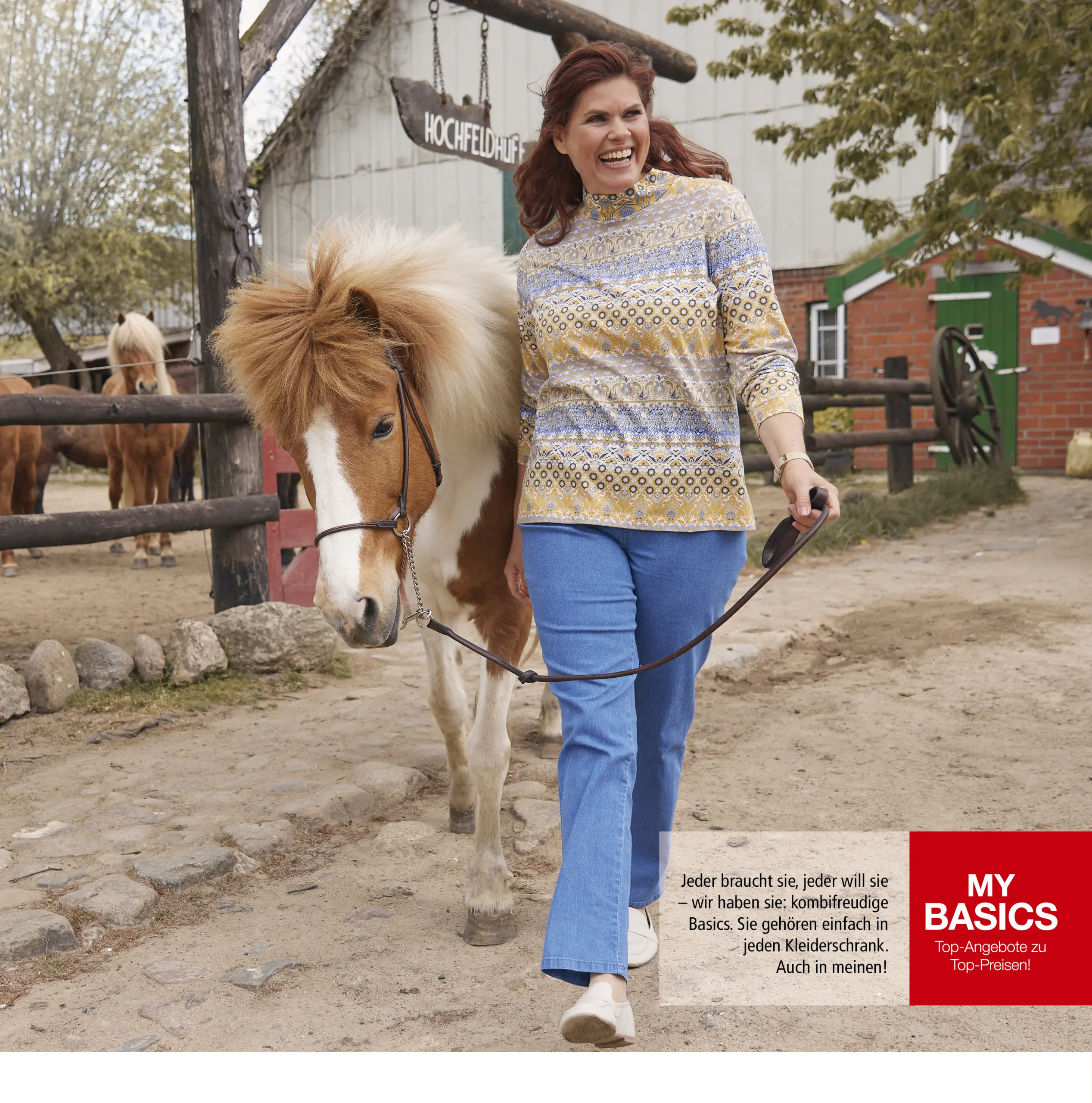 Witt Weiden Foto mit Dame und Pony