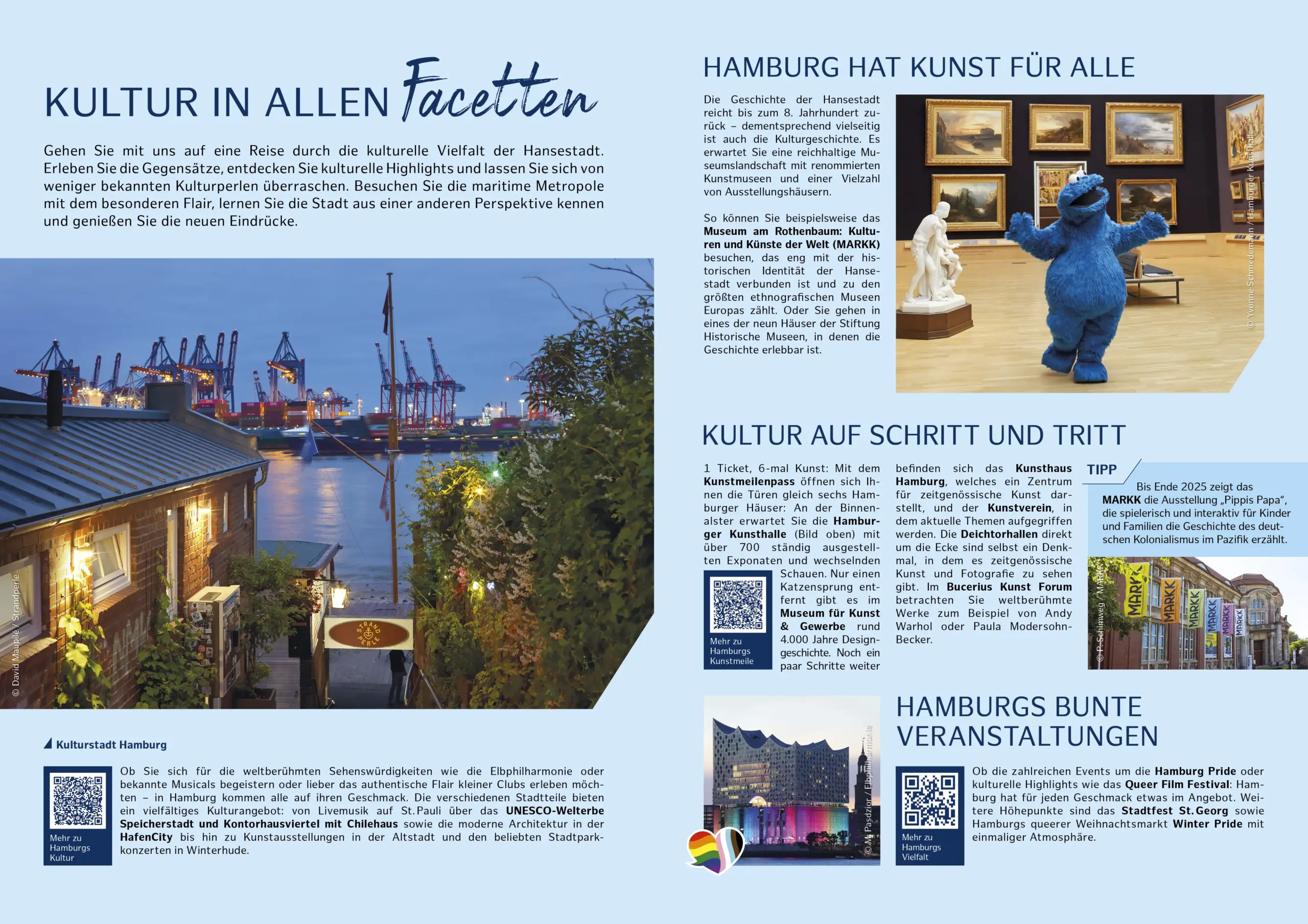 Hamburg Tourismus Flyer