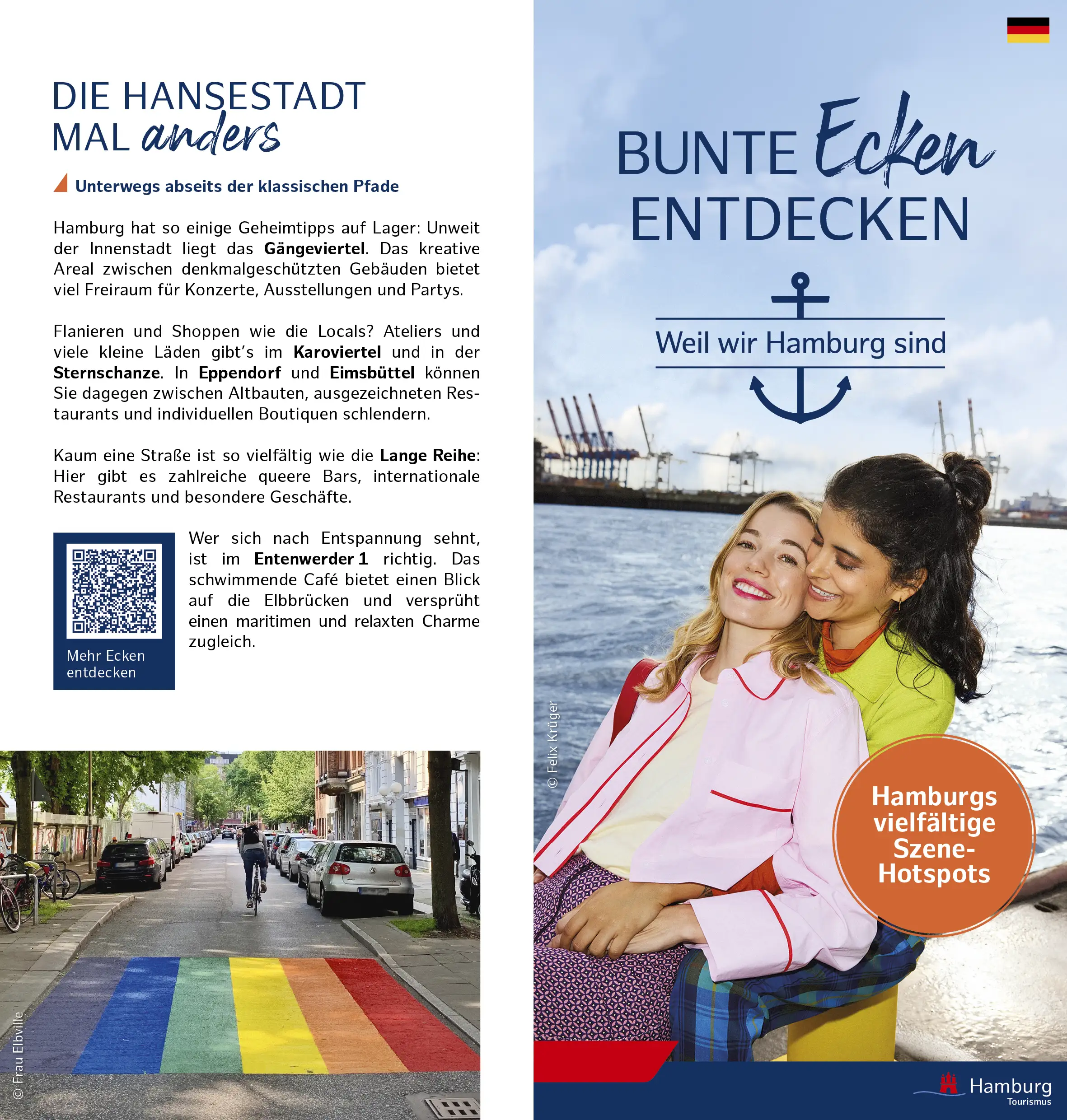 Hamburg Tourismus Flyer