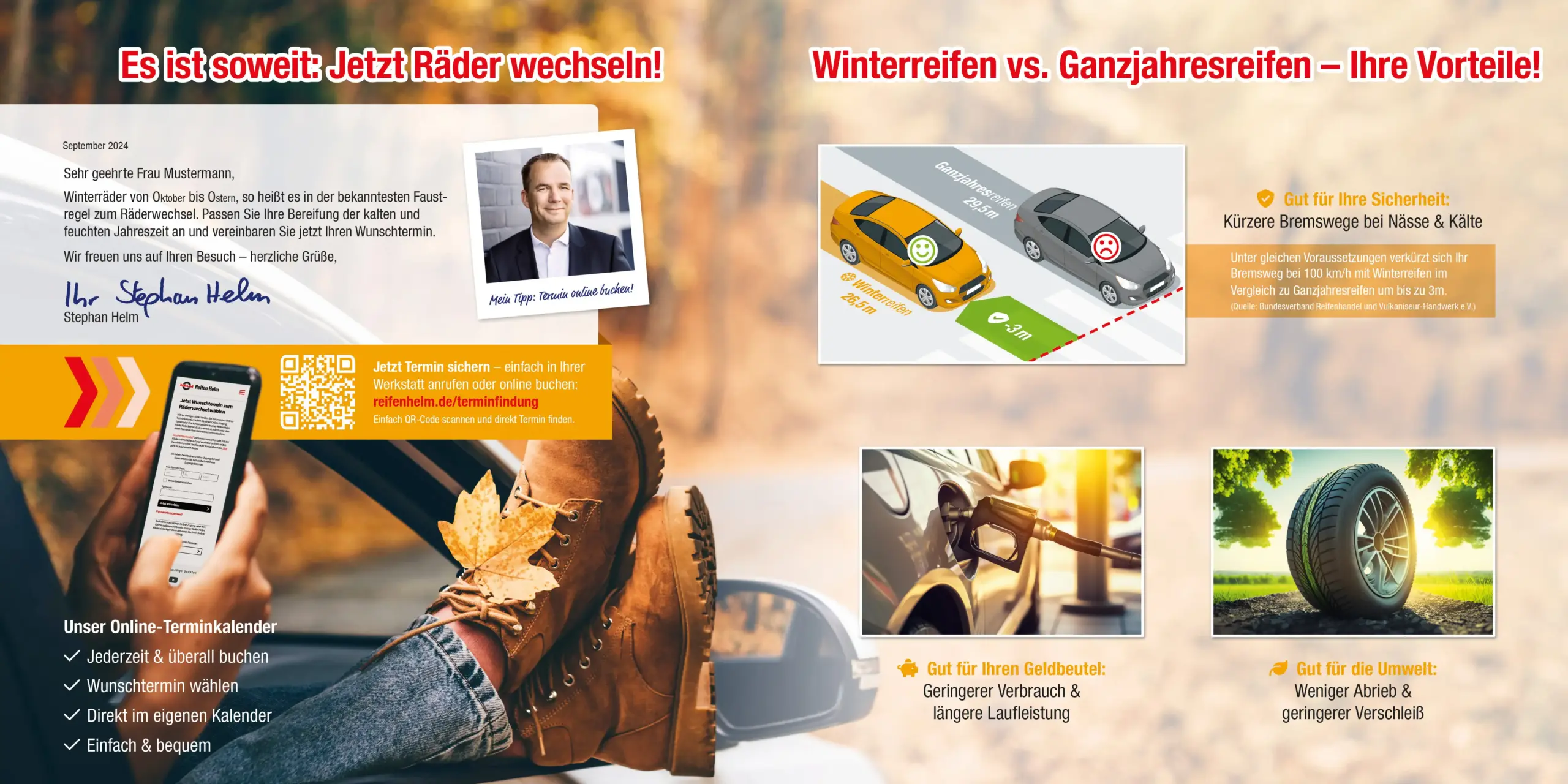 Referenzflyer Reifen Helm