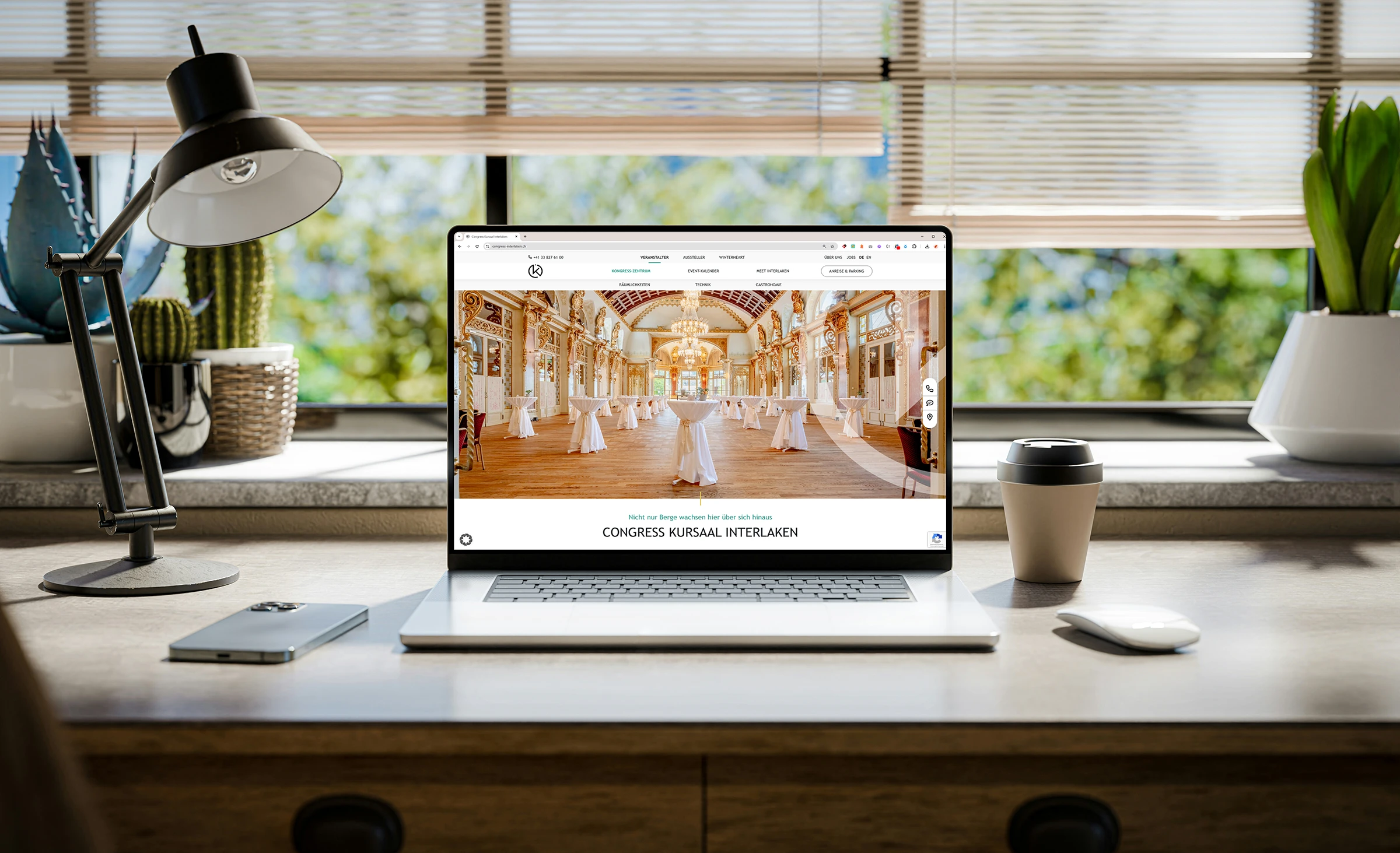 Mockup Congress Interlaken Desktop