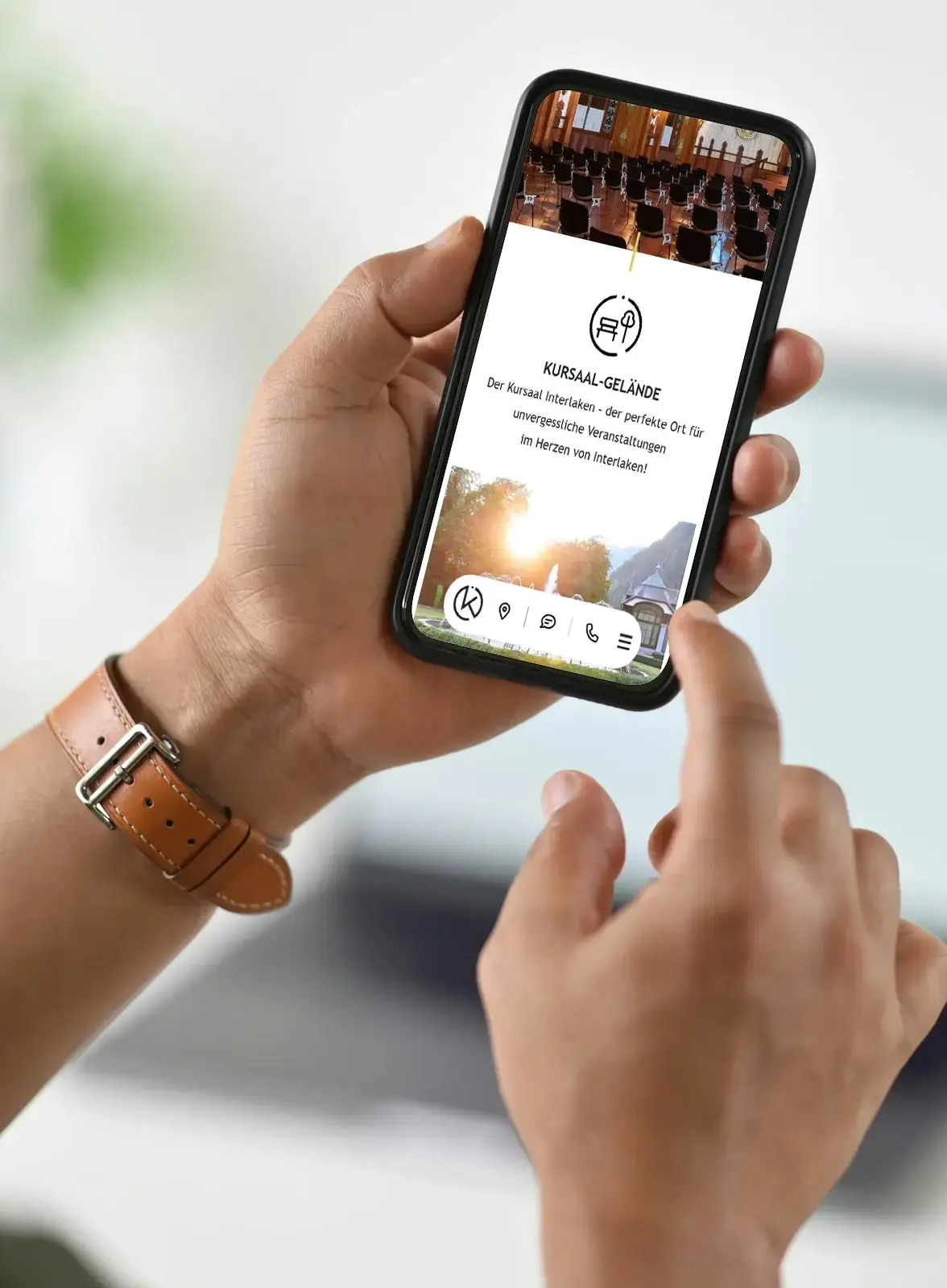 Mockup Congress Interlaken Smartphone