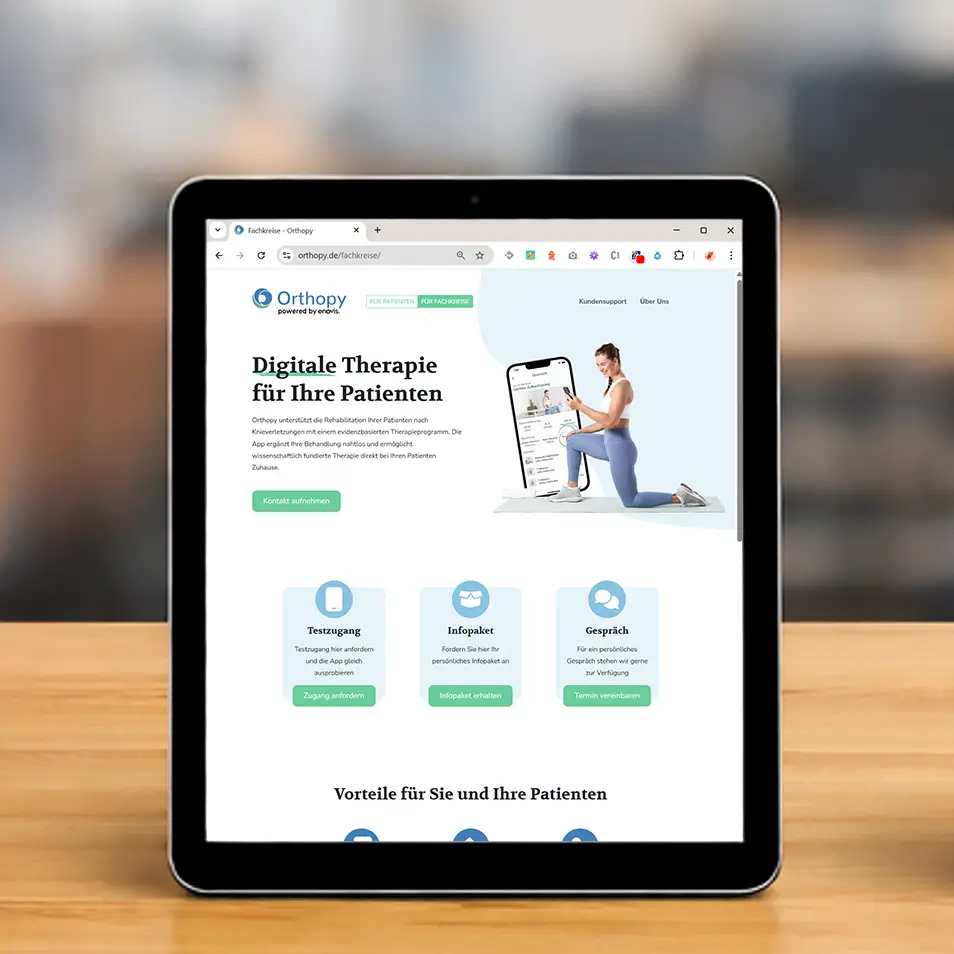 Mockup Orthopy Tablet